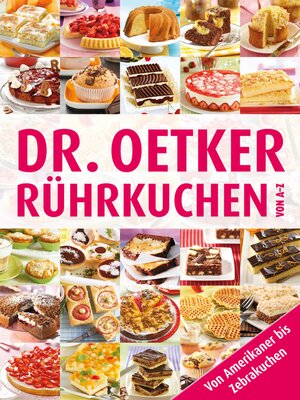 cover image of Rührkuchen von A-Z